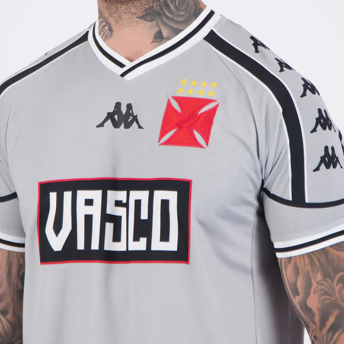 Camisa Kappa Vasco Aquecimento 2025 - foto 5