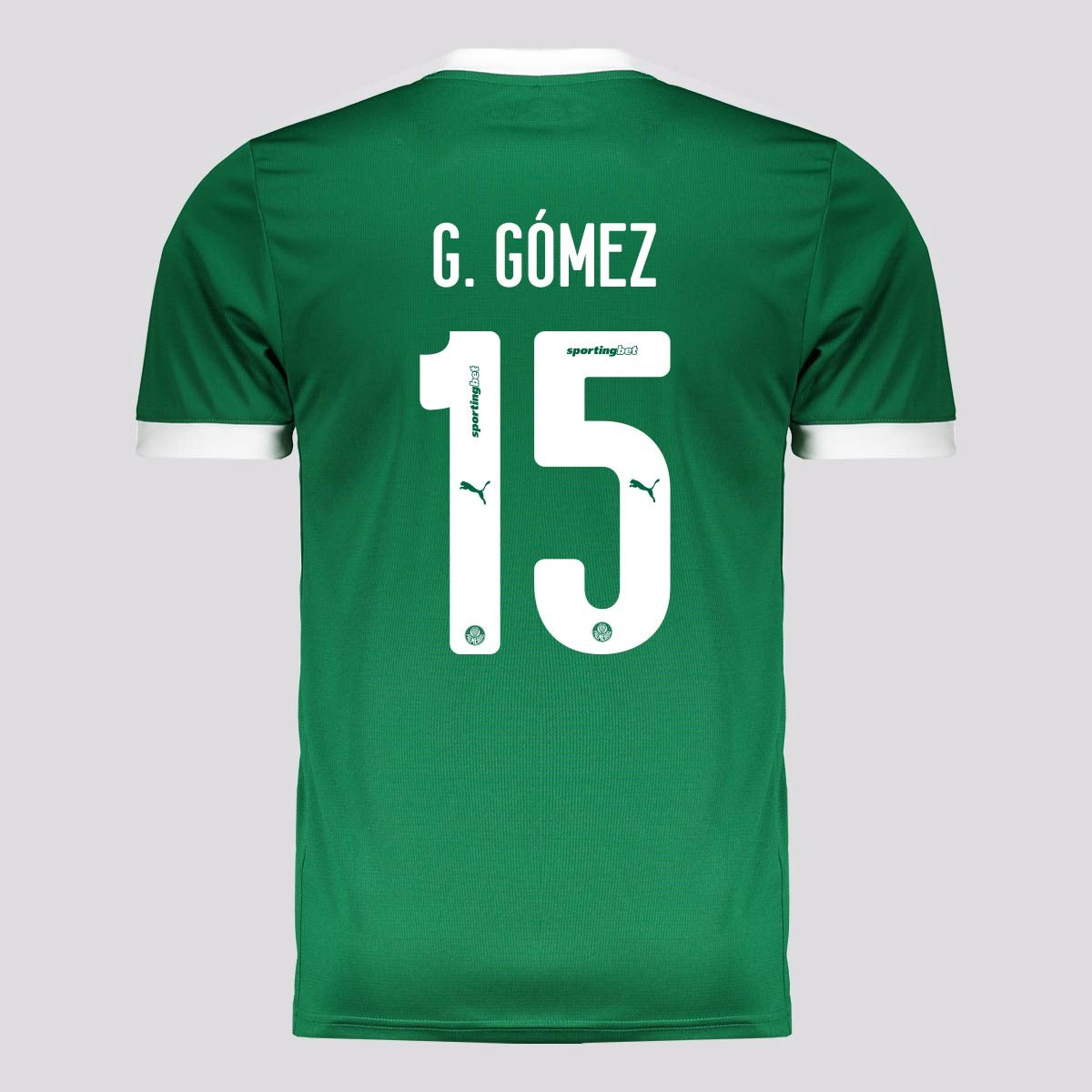 Camisa Puma Palmeiras 2025/26 I - G. GÓMEZ N° 15 - foto 1