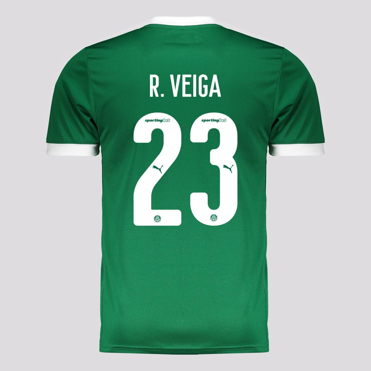 Camisa Puma Palmeiras 2025/26 I - R. VEIGA N° 23 - foto 1