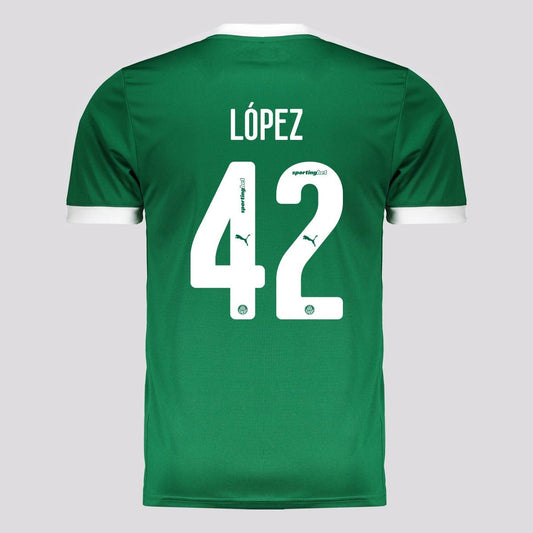Camisa Puma Palmeiras 2025/26 I - LÓPEZ N° 42 - foto 1