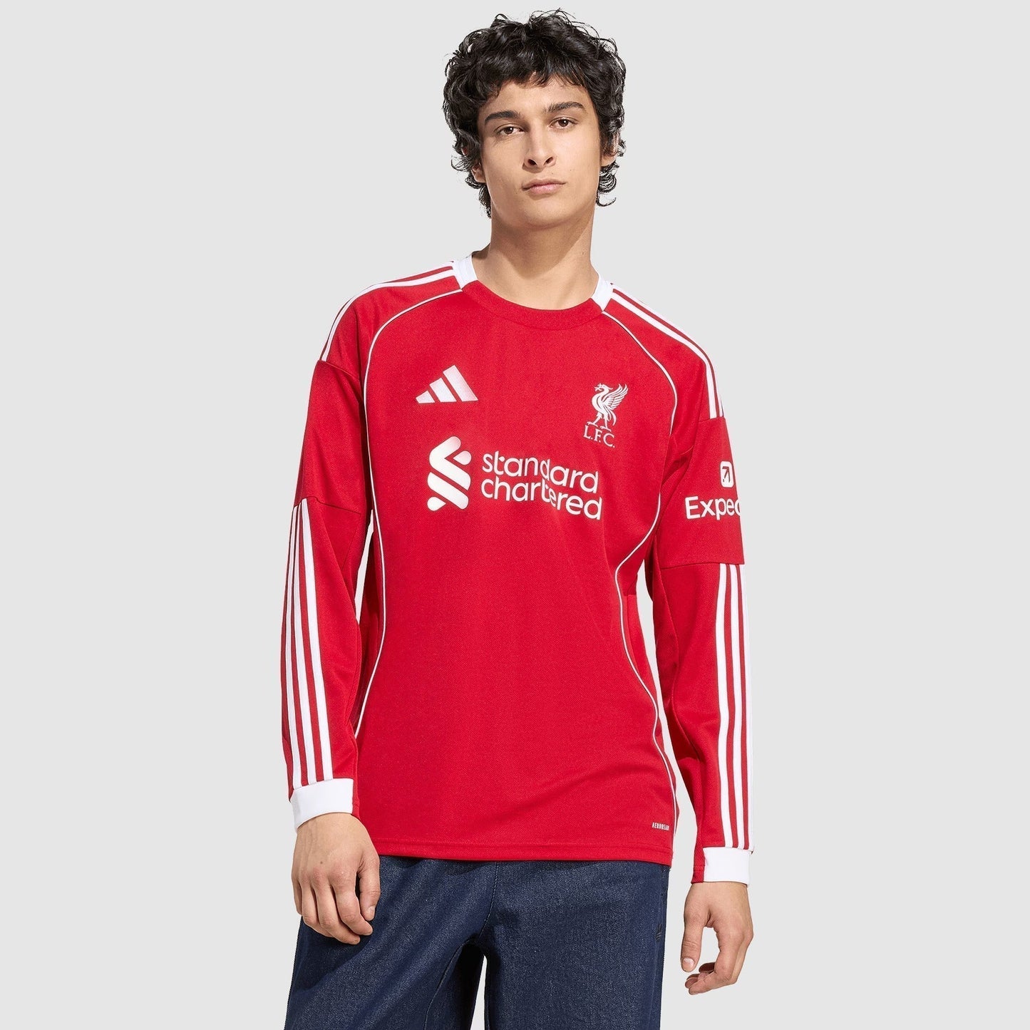 Camisa adidas Liverpool 2025/26 I Manga Longa - foto 1